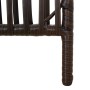 Biombo de 5 paneles ratán sintético marrón de , Divisores de ambientes - Ref: Foro24-365397, Precio: 143,08 €, Descuento: %