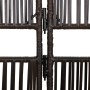 Biombo de 5 paneles ratán sintético marrón de , Divisores de ambientes - Ref: Foro24-365397, Precio: 143,08 €, Descuento: %