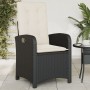 Sillones reclinable jardín cojines 2 uds ratán sintético negro de , Sillas de jardín - Ref: Foro24-365168, Precio: 214,47 €, ...