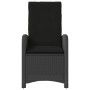 Mesita y sillas con cojines 3 piezas ratán sintético negro de , Conjuntos de jardín - Ref: Foro24-365177, Precio: 266,14 €, D...