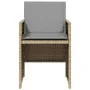 Sillones jardín con cojines 4 uds ratán sintético beige mezcla de , Sillas de jardín - Ref: Foro24-364938, Precio: 206,16 €, ...