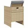 Sillones jardín con cojines 4 uds ratán sintético beige mezcla de , Sillas de jardín - Ref: Foro24-364938, Precio: 180,58 €, ...