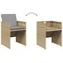Sillones jardín con cojines 4 uds ratán sintético beige mezcla de , Sillas de jardín - Ref: Foro24-364938, Precio: 206,16 €, ...