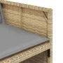 Sillones jardín con cojines 4 uds ratán sintético beige mezcla de , Sillas de jardín - Ref: Foro24-364938, Precio: 206,16 €, ...