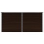 Arriate de acero galvanizado marrón 160x40x77 cm de vidaXL, Maceteros y jardineras - Ref: Foro24-45717, Precio: 68,58 €, Desc...