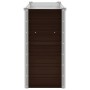 Arriate de acero galvanizado marrón 160x40x77 cm de vidaXL, Maceteros y jardineras - Ref: Foro24-45717, Precio: 68,58 €, Desc...