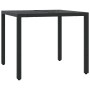 Set de muebles jardín 5 pzas con cojines ratán sintético negro de , Conjuntos de jardín - Ref: Foro24-3212019, Precio: 436,69...