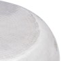 Mesa de centro redonda de aluminio martillado plateada en Mesas de centro | Comprar online en Foru.es