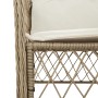 Set comedor de jardín 7 pzas con cojines ratán sintético beige de , Conjuntos de jardín - Ref: Foro24-3212143, Precio: 840,89...