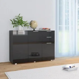 Glossy black sideboard 107x35x80.5 cm by vidaXL, Sideboards - Ref: Foro24-283719, Price: 162,14 €, Discount: %