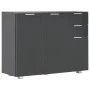 Aparador negro brillante 107x35x80,5 cm de vidaXL, Aparadores - Ref: Foro24-283719, Precio: 162,14 €, Descuento: %