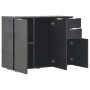 Aparador negro brillante 107x35x80,5 cm de vidaXL, Aparadores - Ref: Foro24-283719, Precio: 164,73 €, Descuento: %