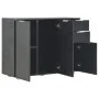 Aparador negro brillante 107x35x80,5 cm de vidaXL, Aparadores - Ref: Foro24-283719, Precio: 162,14 €, Descuento: %