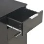 Aparador negro brillante 107x35x80,5 cm de vidaXL, Aparadores - Ref: Foro24-283719, Precio: 162,14 €, Descuento: %