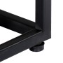Mesita de noche de madera maciza reciclada y acero 40x30x50 cm de vidaXL, Mesitas de noche - Ref: Foro24-282725, Precio: 72,7...