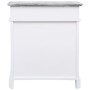 Mueble zapatero de madera de Paulownia gris 50x28x58 cm de vidaXL, Zapateros y organizadores de calzado - Ref: Foro24-284081,...