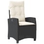 Set comedor de jardín 3 pzas con cojines ratán sintético negro de , Conjuntos de jardín - Ref: Foro24-3212626, Precio: 323,23...