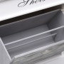 Mueble zapatero de madera de Paulownia gris 50x28x58 cm de vidaXL, Zapateros y organizadores de calzado - Ref: Foro24-284081,...