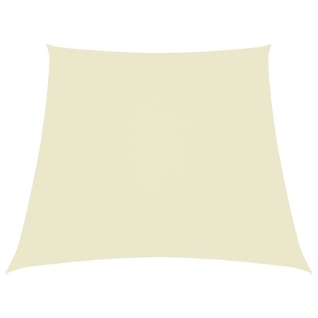 Toldo de vela trapezoidal de tela oxford color crema 3/5x4 m en Sombrillas | Comprar online en Foru.es