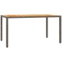 Set comedor de jardín 5 piezas con cojines ratán sintético gris de , Conjuntos de jardín - Ref: Foro24-3212050, Precio: 495,4...