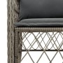 Set comedor jardín 7 pzas y cojines ratán sintético gris de , Conjuntos de jardín - Ref: Foro24-3212129, Precio: 771,59 €, De...