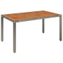 Set comedor jardín 7 pzas y cojines ratán sintético gris de , Conjuntos de jardín - Ref: Foro24-3212915, Precio: 916,26 €, De...
