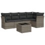 Set de muebles de jardín 6 pzas y cojines ratán sintético gris de , Conjuntos de jardín - Ref: Foro24-3249449, Precio: 369,30...