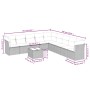 Set de sofás de jardín 10 pzas con cojines ratán sintético gris de , Conjuntos de jardín - Ref: Foro24-3249629, Precio: 584,8...