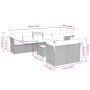 Set de muebles de jardín 9 pzas y cojines ratán sintético gris de , Conjuntos de jardín - Ref: Foro24-3249759, Precio: 581,27...