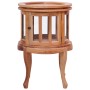 Armario vitrina de madera maciza de caoba natural 50x50x76 cm de vidaXL, Mesas auxiliares - Ref: Foro24-283844, Precio: 232,4...