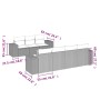 Set de sofás de jardín 8 pzas y cojines ratán sintético gris de , Conjuntos de jardín - Ref: Foro24-3257684, Precio: 521,17 €...