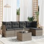 Set de muebles de jardín 6 pzas y cojines ratán sintético gris de , Conjuntos de jardín - Ref: Foro24-3249409, Precio: 369,78...