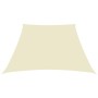 Toldo de vela trapezoidal de tela oxford color crema 3/5x4 m en Sombrillas | Comprar online en Foru.es