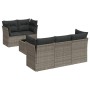 Set de muebles de jardín 6 pzas y cojines ratán sintético gris de , Conjuntos de jardín - Ref: Foro24-3249089, Precio: 385,13...