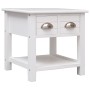 Mesa auxiliar madera de Paulownia blanco 40x40x40 cm de vidaXL, Mesas auxiliares - Ref: Foro24-284068, Precio: 41,06 €, Descu...