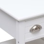 Mesa auxiliar madera de Paulownia blanco 40x40x40 cm de vidaXL, Mesas auxiliares - Ref: Foro24-284068, Precio: 41,06 €, Descu...