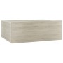 Mesita noche flotantes contrachapada color roble 40x30x15 cm de vidaXL, Mesitas de noche - Ref: Foro24-800312, Precio: 27,04 ...