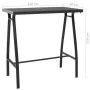 Mesa alta y taburetes de bar de jardín 7 piezas negro y gris de , Conjuntos de jardín - Ref: Foro24-3073578, Precio: 661,60 €...