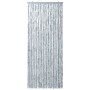 Cortina mosquitera de chenilla blanca y gris 90x220 cm de vidaXL, Mosquiteras para ventanas - Ref: Foro24-284280, Precio: 54,...