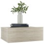 Mesita noche flotantes contrachapada color roble 40x30x15 cm de vidaXL, Mesitas de noche - Ref: Foro24-800312, Precio: 27,04 ...