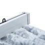 Cortina mosquitera de chenilla blanca y gris 90x220 cm de vidaXL, Mosquiteras para ventanas - Ref: Foro24-284280, Precio: 54,...