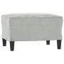 Juego de sofás con cojines 3 piezas terciopelo gris claro de , Sofás - Ref: Foro24-3202260, Precio: 593,15 €, Descuento: %
