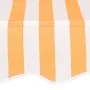 Toldo manual retráctil 100 cm naranja y blanco a rayas de , Toldos - Ref: Foro24-145831, Precio: 91,38 €, Descuento: %
