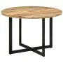 Solid mango wood dining table 110x75 cm by , Kitchen and dining tables - Ref: Foro24-338479, Price: 235,30 €, Discount: %