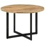 Solid mango wood dining table 110x75 cm by , Kitchen and dining tables - Ref: Foro24-338479, Price: 235,30 €, Discount: %