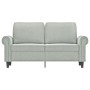 Sofá de 2 plazas de terciopelo gris claro 120 cm de , Sofás - Ref: Foro24-359519, Precio: 274,91 €, Descuento: %