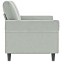Sofá de 2 plazas de terciopelo gris claro 120 cm de , Sofás - Ref: Foro24-359519, Precio: 274,91 €, Descuento: %