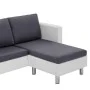 Sofá de 3 plazas con cojines cuero sintético blanco de , Sofás - Ref: Foro24-282286, Precio: 379,54 €, Descuento: %