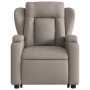 Sillón de masaje eléctrico reclinable elevable tela taupé de , Sillones - Ref: Foro24-3204526, Precio: 362,27 €, Descuento: %