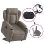 Sillón de masaje eléctrico reclinable elevable tela taupé de , Sillones - Ref: Foro24-3204526, Precio: 362,27 €, Descuento: %